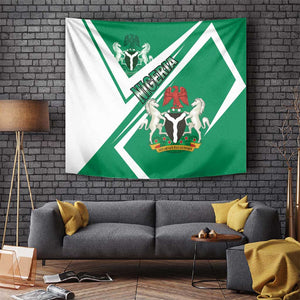Nigeria Coat Of Arms Sporty Style Tapestry