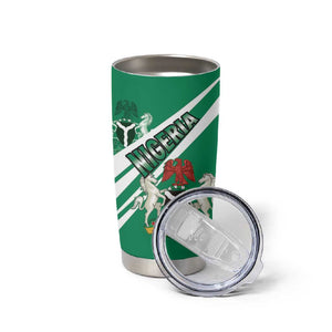 Nigeria Coat Of Arms Sporty Style Tumbler Cup
