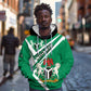 Nigeria Coat Of Arms Sporty Style Zip Hoodie