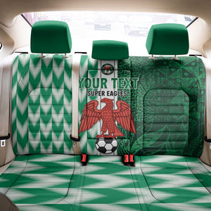 Custom Nigeria Football Back Car Seat Cover Go Champions