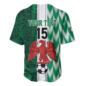 Custom Nigeria Football Baseball Jersey Go Champions