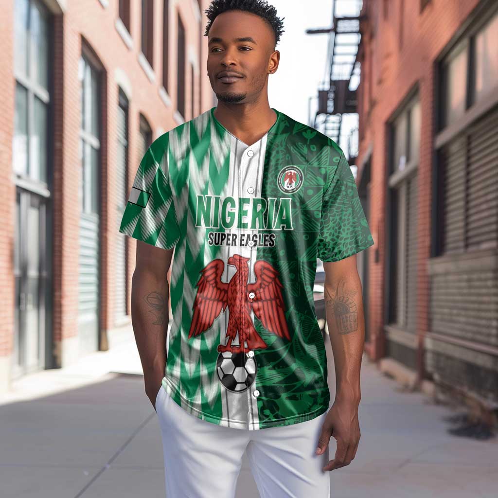 Custom Nigeria Football Baseball Jersey Go Champions