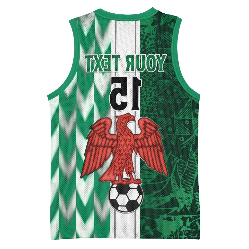 Custom Nigeria Football Basketball Jersey Go Champions - African Pride