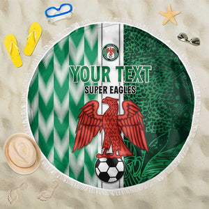 Custom Nigeria Football Beach Blanket Go Champions