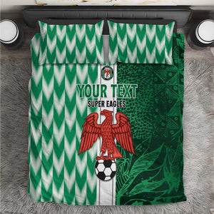 Custom Nigeria Football Bedding Set Go Champions