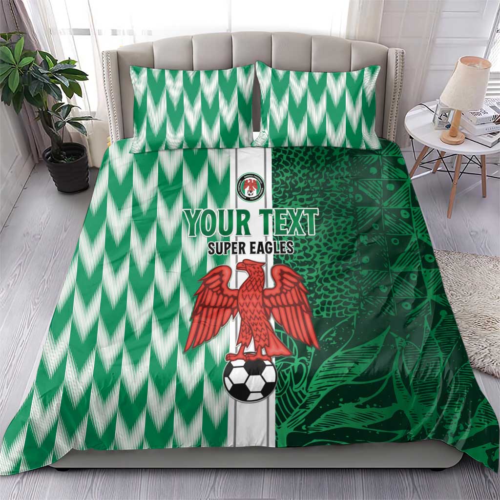 Custom Nigeria Football Bedding Set Go Champions