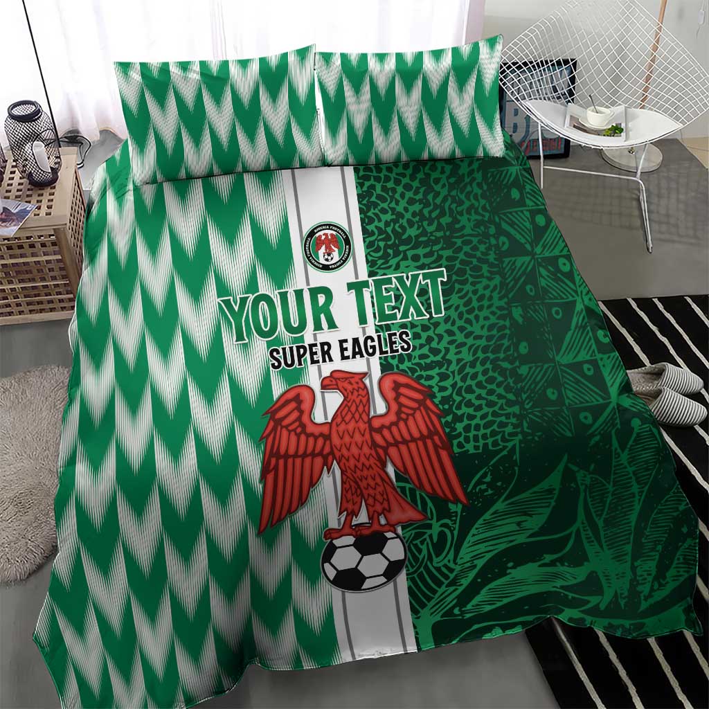 Custom Nigeria Football Bedding Set Go Champions