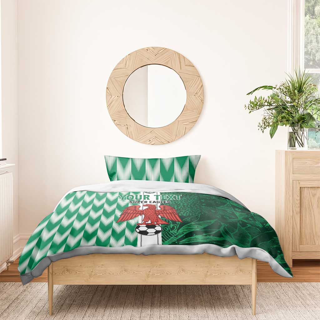 Custom Nigeria Football Bedding Set Go Champions