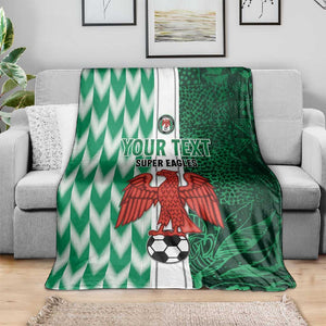 Custom Nigeria Football Blanket Go Champions