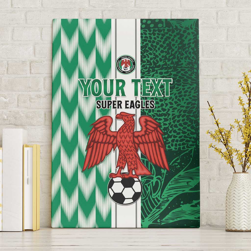 Custom Nigeria Football Canvas Wall Art Go Champions