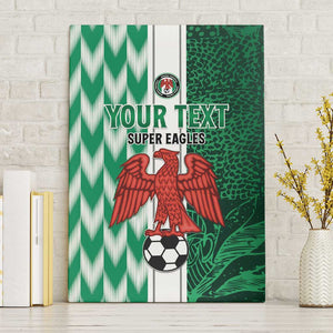 Custom Nigeria Football Canvas Wall Art Go Champions