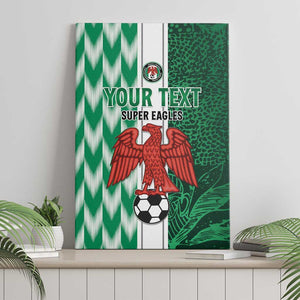 Custom Nigeria Football Canvas Wall Art Go Champions