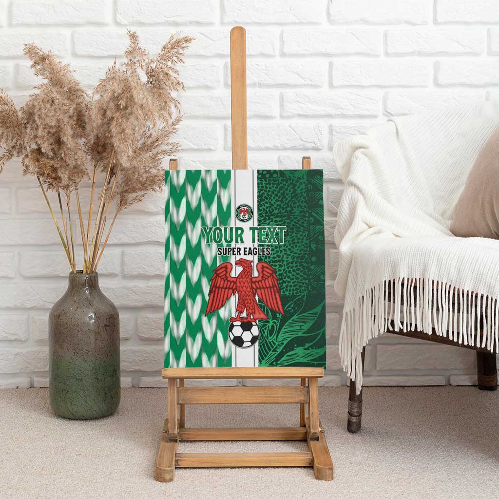 Custom Nigeria Football Canvas Wall Art Go Champions