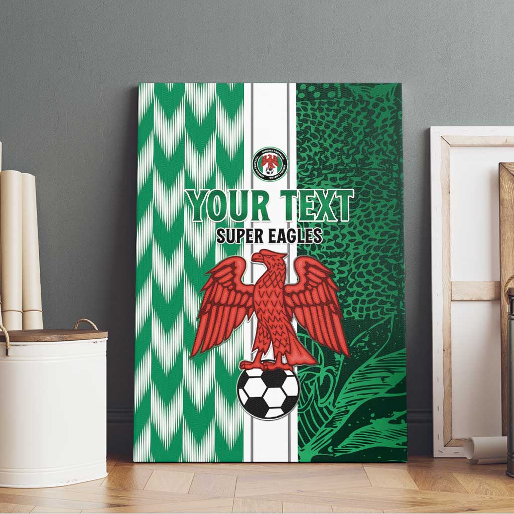 Custom Nigeria Football Canvas Wall Art Go Champions