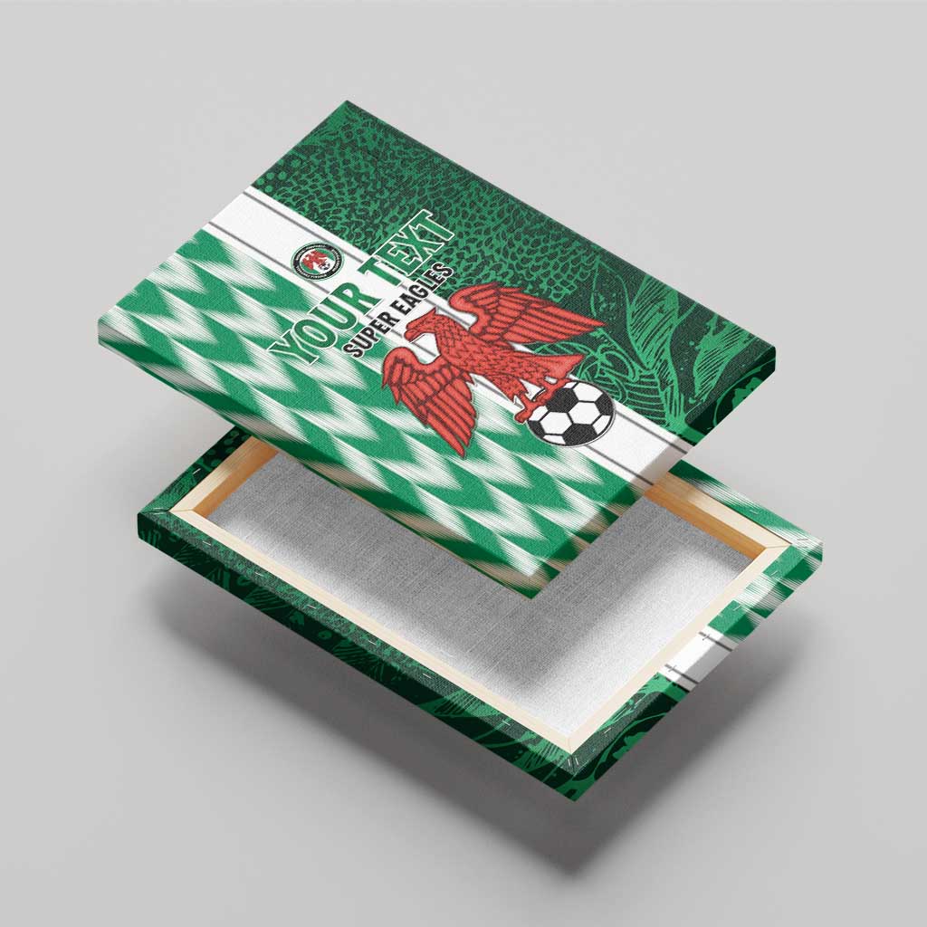 Custom Nigeria Football Canvas Wall Art Go Champions