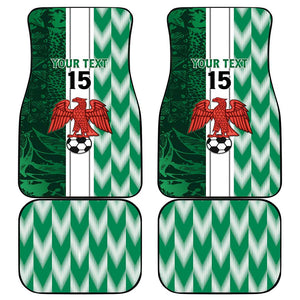 Custom Nigeria Football Car Mats Go Champions