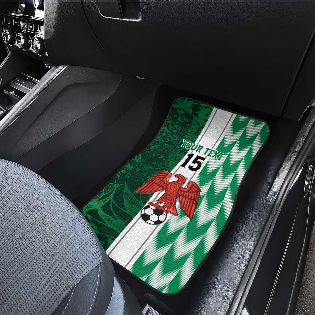 Custom Nigeria Football Car Mats Go Champions