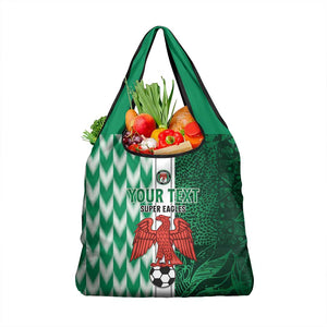 Custom Nigeria Football Grocery Bag Go Champions