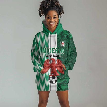 Custom Nigeria Football Hoodie Dress Go Champions