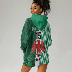 Custom Nigeria Football Hoodie Dress Go Champions
