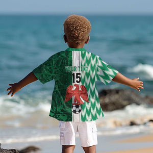 Custom Nigeria Football Kid Hawaiian Shirt Go Champions
