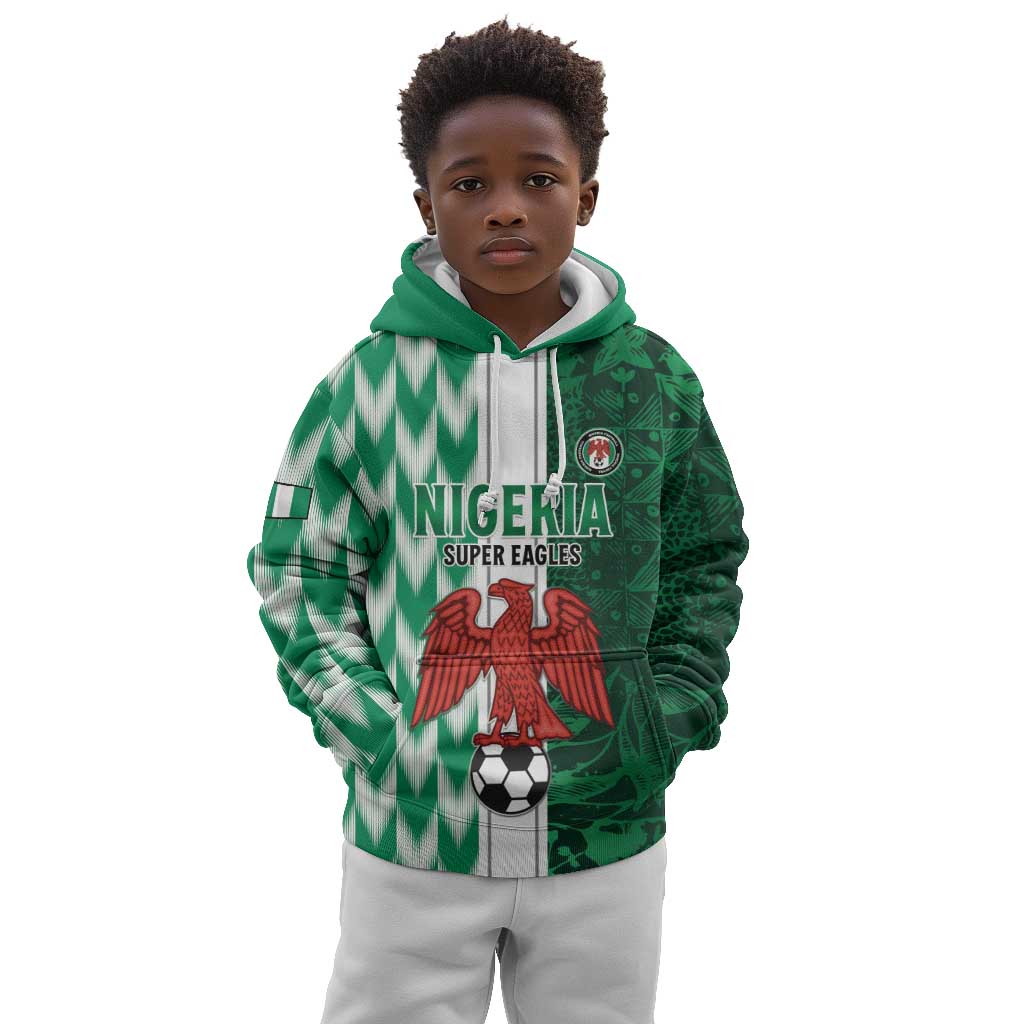Custom Nigeria Football Kid Hoodie Go Champions