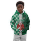 Custom Nigeria Football Kid Hoodie Go Champions