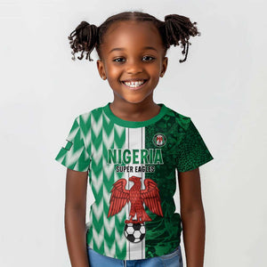 Custom Nigeria Football Kid T shirt Go Champions