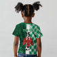 Custom Nigeria Football Kid T shirt Go Champions
