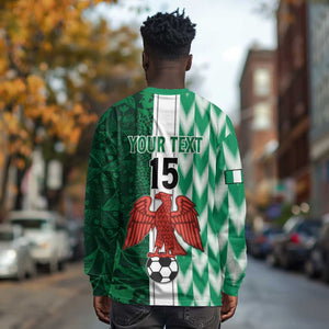 Custom Nigeria Football Long Sleeve Shirt Go Champions
