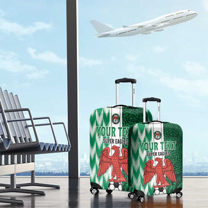 Custom Nigeria Football Luggage Cover Go Champions