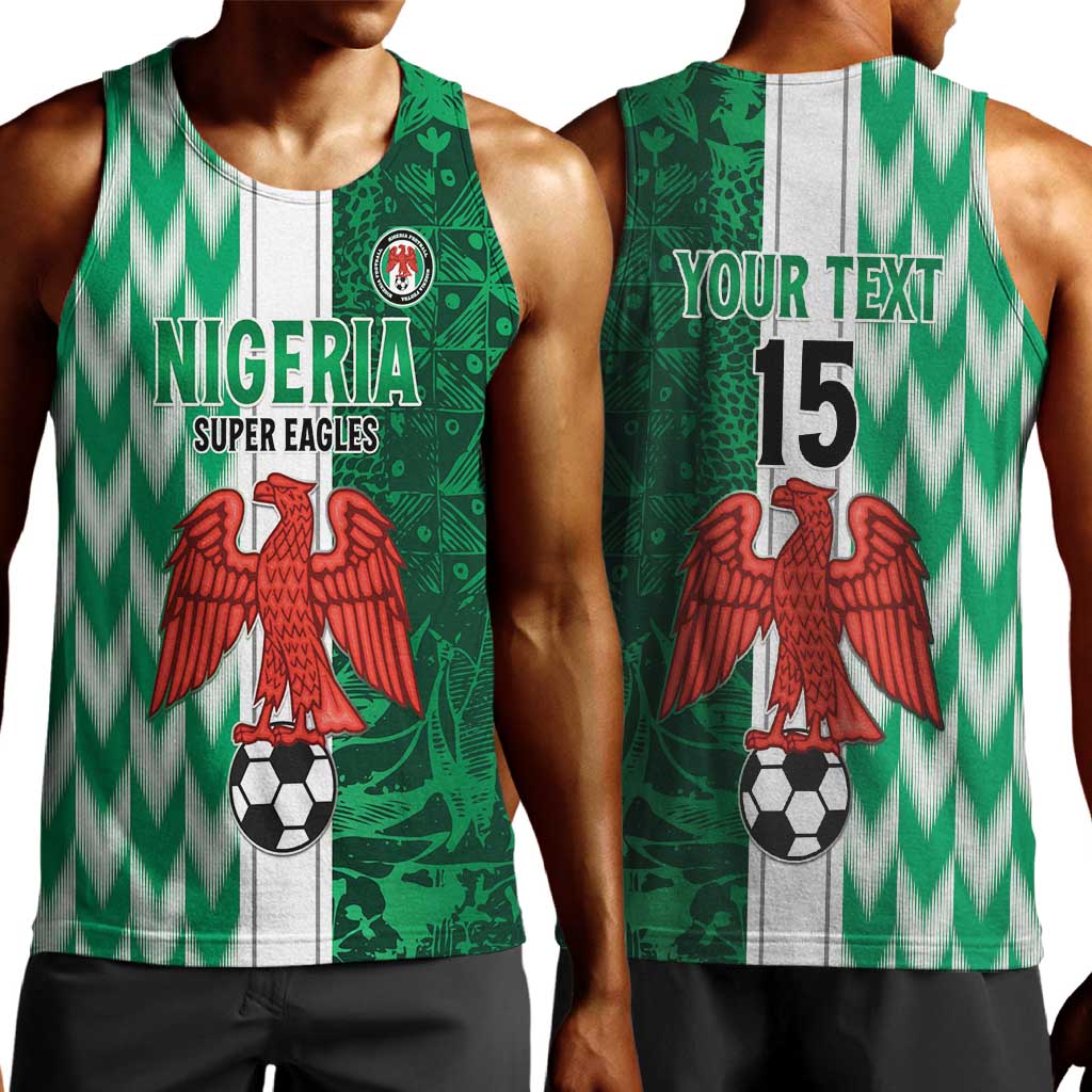 Custom Nigeria Football Men Tank Top Go Champions