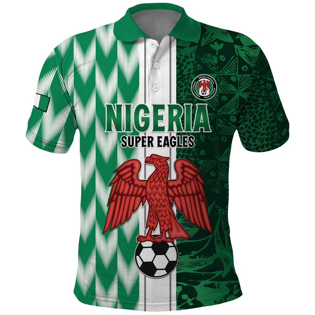 Custom Nigeria Football Polo Shirt Go Champions