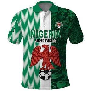 Custom Nigeria Football Polo Shirt Go Champions