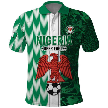 Custom Nigeria Football Polo Shirt Go Champions