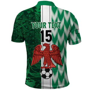 Custom Nigeria Football Polo Shirt Go Champions
