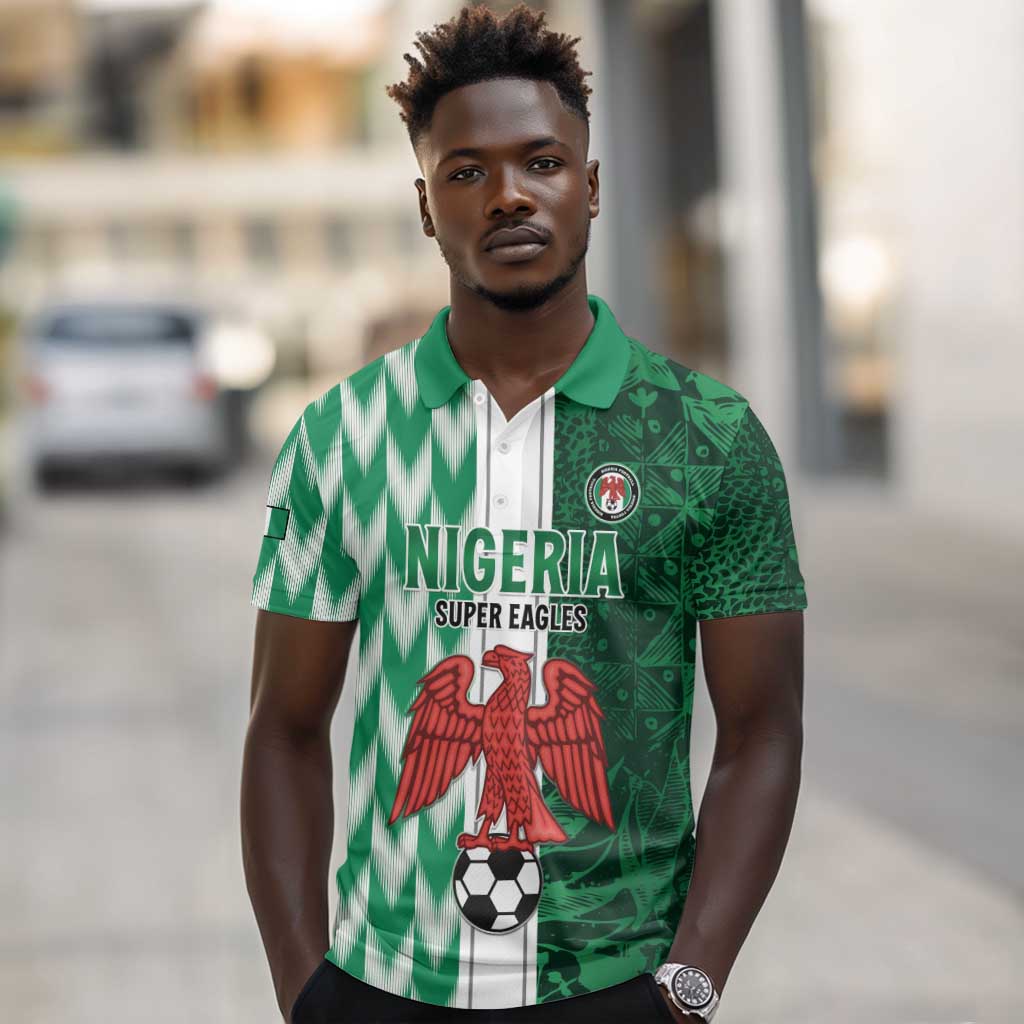 Custom Nigeria Football Polo Shirt Go Champions