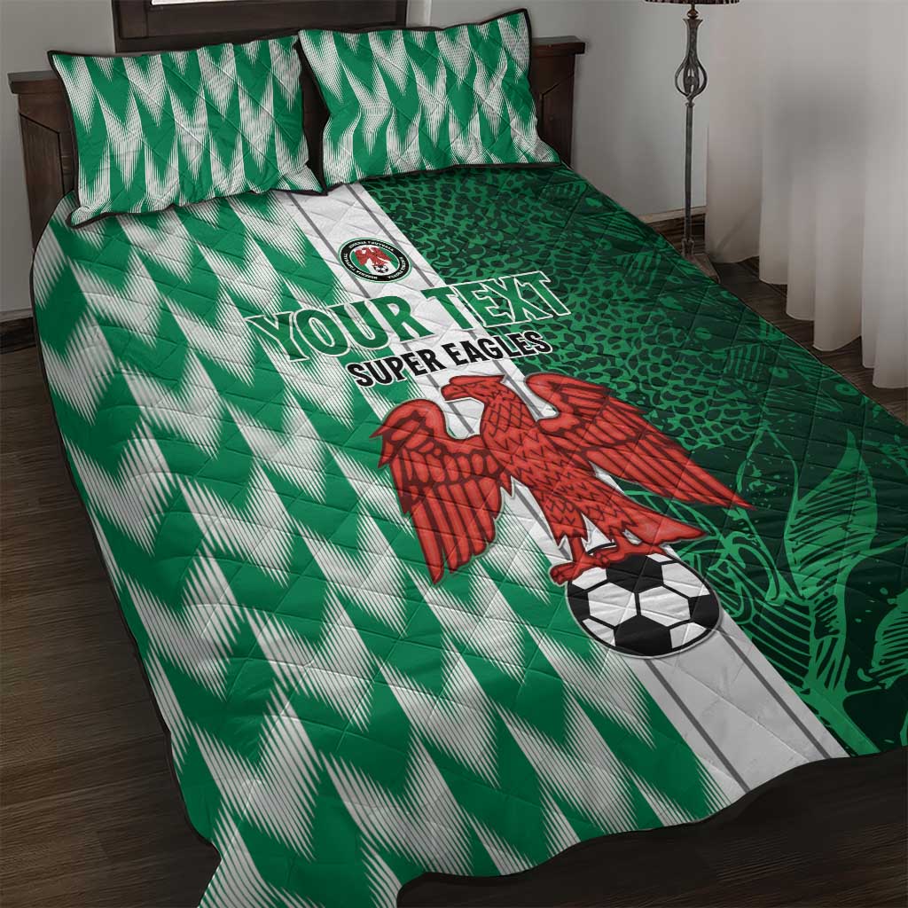 Custom Nigeria Football Quilt Bed Set Go Champions