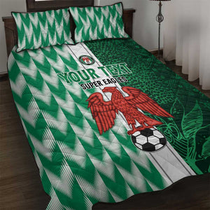 Custom Nigeria Football Quilt Bed Set Go Champions