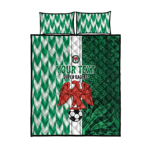 Custom Nigeria Football Quilt Bed Set Go Champions