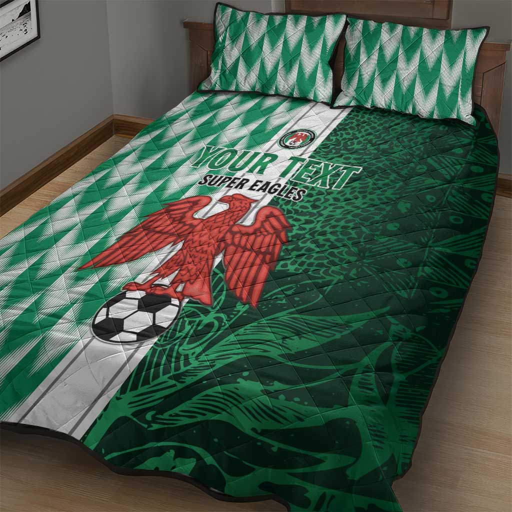 Custom Nigeria Football Quilt Bed Set Go Champions