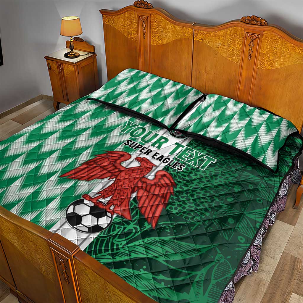 Custom Nigeria Football Quilt Bed Set Go Champions