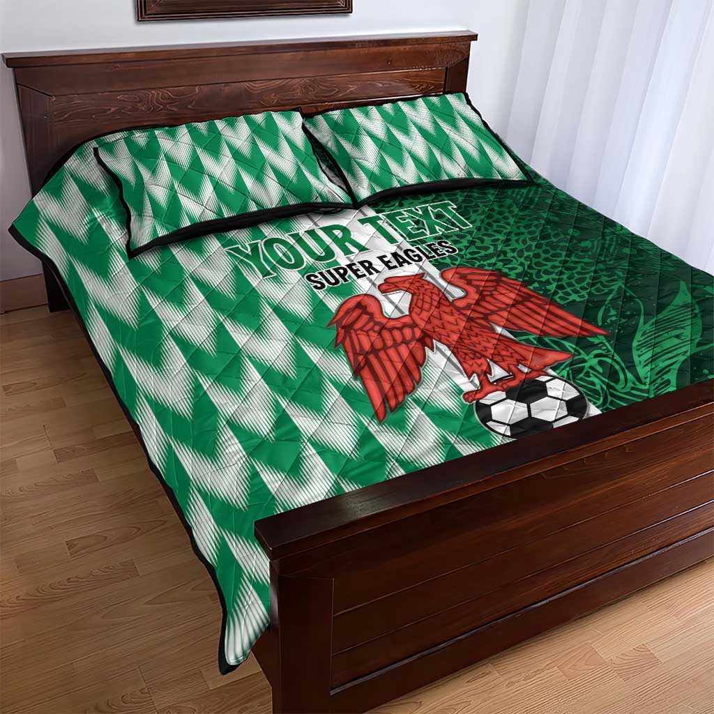 Custom Nigeria Football Quilt Bed Set Go Champions