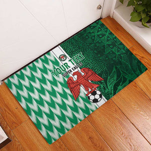 Custom Nigeria Football Rubber Doormat Go Champions