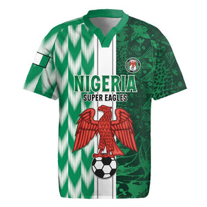 Custom Nigeria Football Rugby Jersey Go Champions