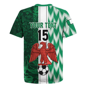 Custom Nigeria Football Rugby Jersey Go Champions