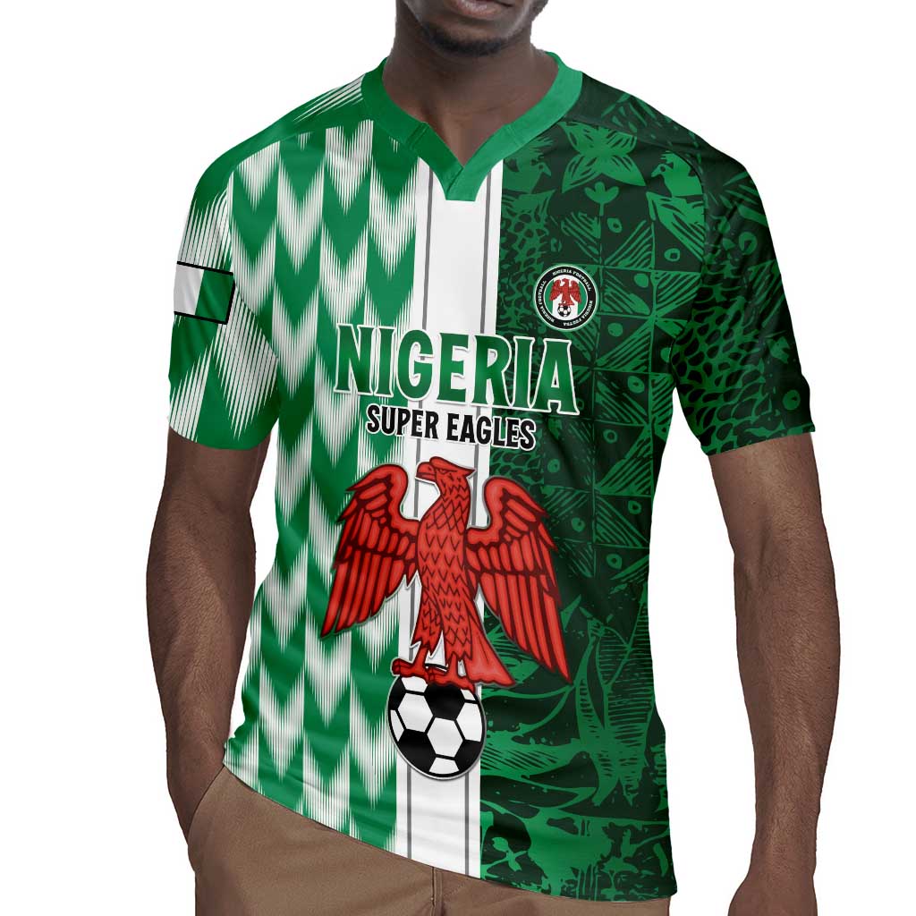 Custom Nigeria Football Rugby Jersey Go Champions
