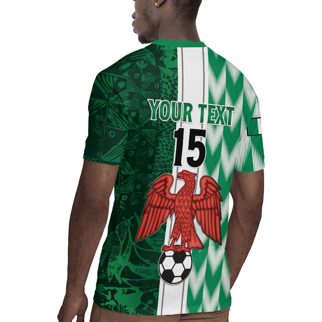 Custom Nigeria Football Rugby Jersey Go Champions