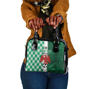 Custom Nigeria Football Shoulder Handbag Go Champions