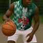 Custom Nigeria Football Sleeveless Zip Hoodie Go Champions - African Pride